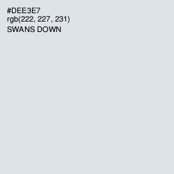 #DEE3E7 - Swans Down Color Image